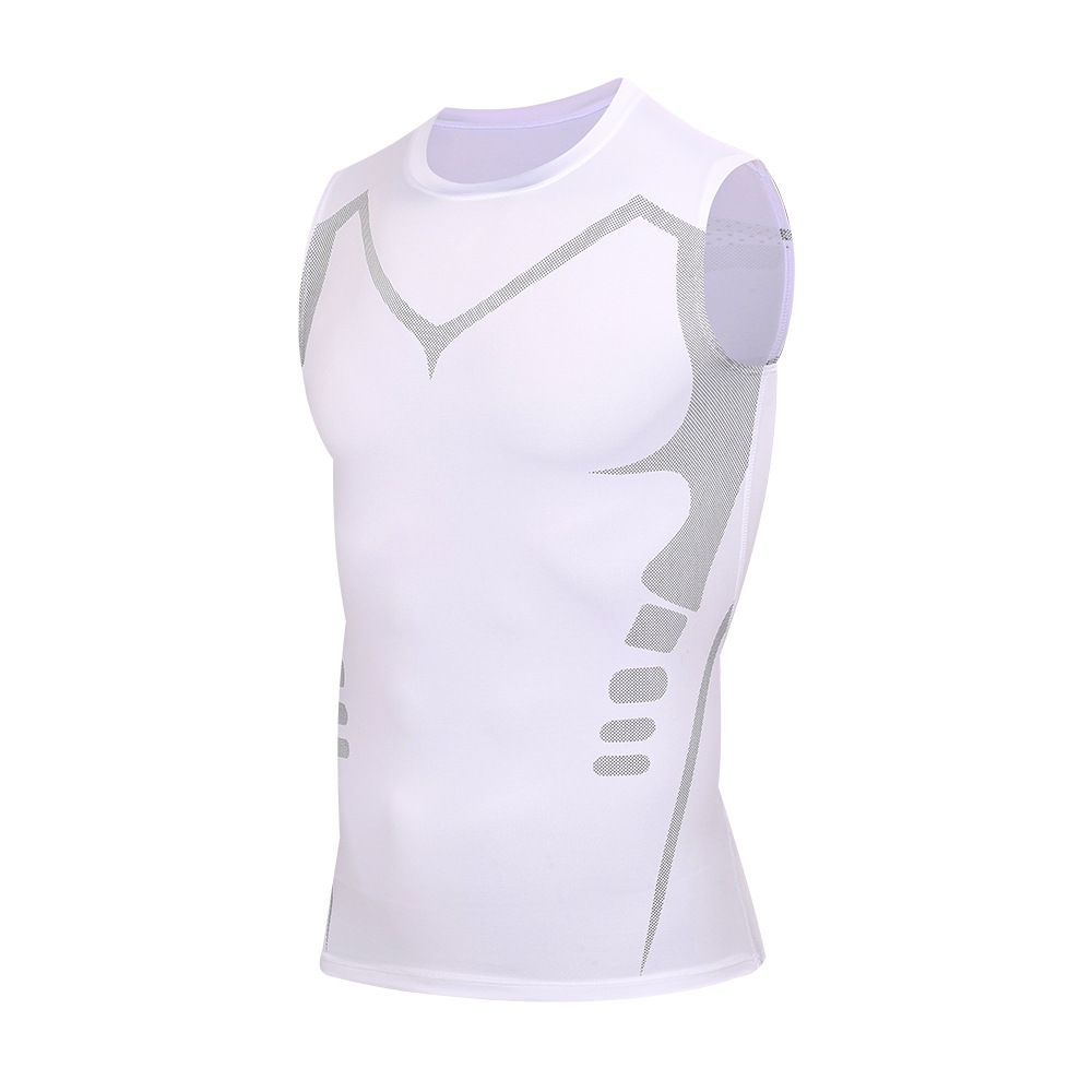 Tank Top Muscle - Kompressions-Tanktop für Herren, ärmelloses, bedrucktes, schnelltrocknendes