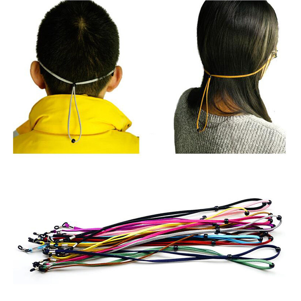 Sunglass Retainer Cord - 4 Stück Brillenkette, flexibles Kabel, sicher,