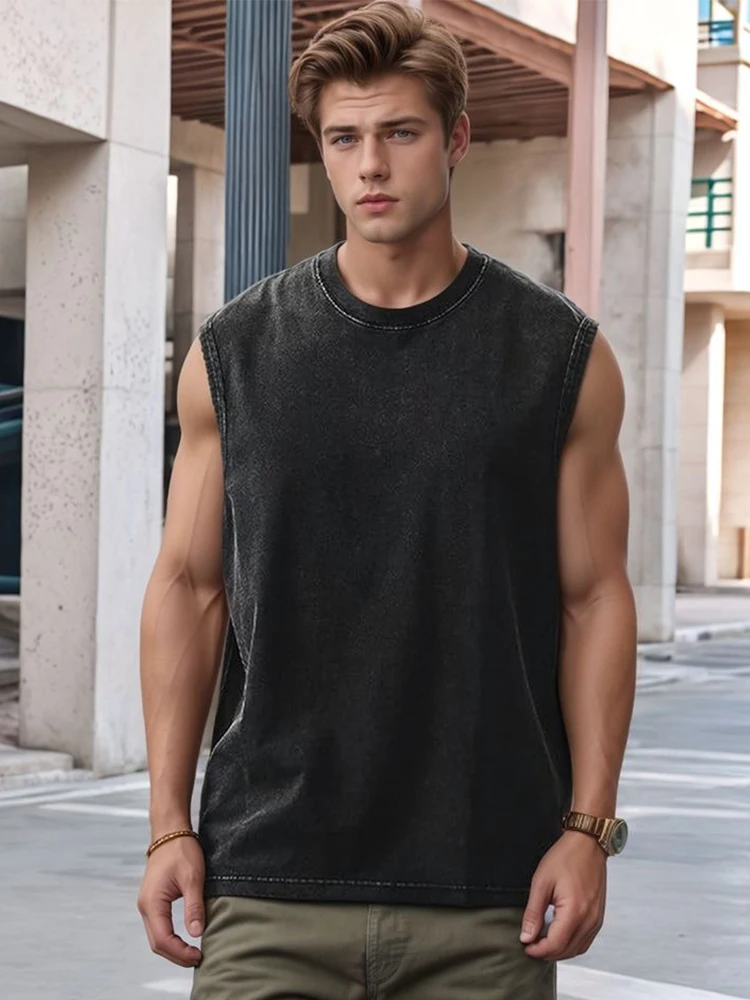 2025 sommer Neue männer Gewasc – Tank Top Muscle Bewertung und Preis