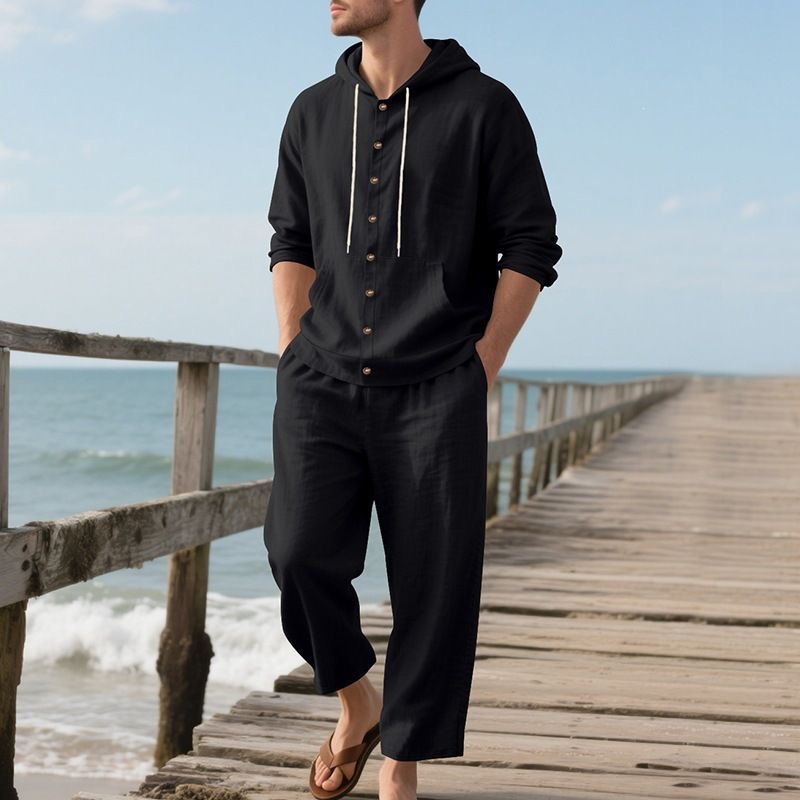 Herren Leinen Strand-Set Somme – Linen Shirt Breathable Bewertung und Preis