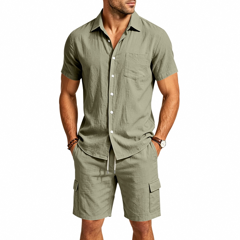 Herren Sommer Amerikanisches L – Short Linen Drawstring Bewertung und Preis